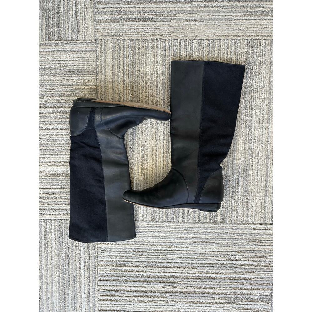 Rachel Comey Black Leather Tall Boots / 9.5